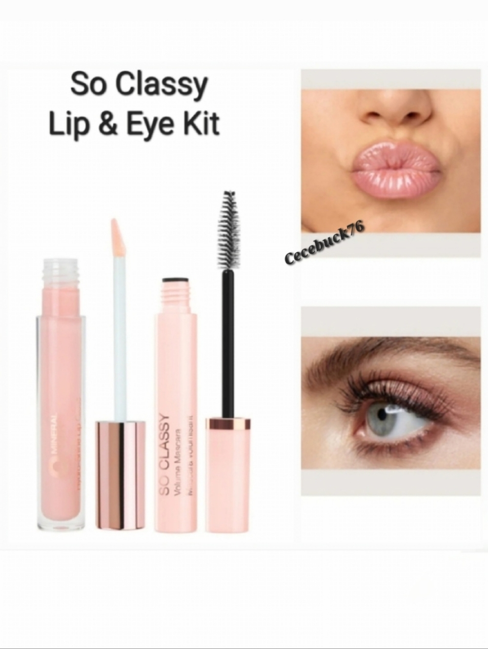 🌺 Mineral Fusion So Classy Eye And Lip Kit Mascara And Lip Gloss